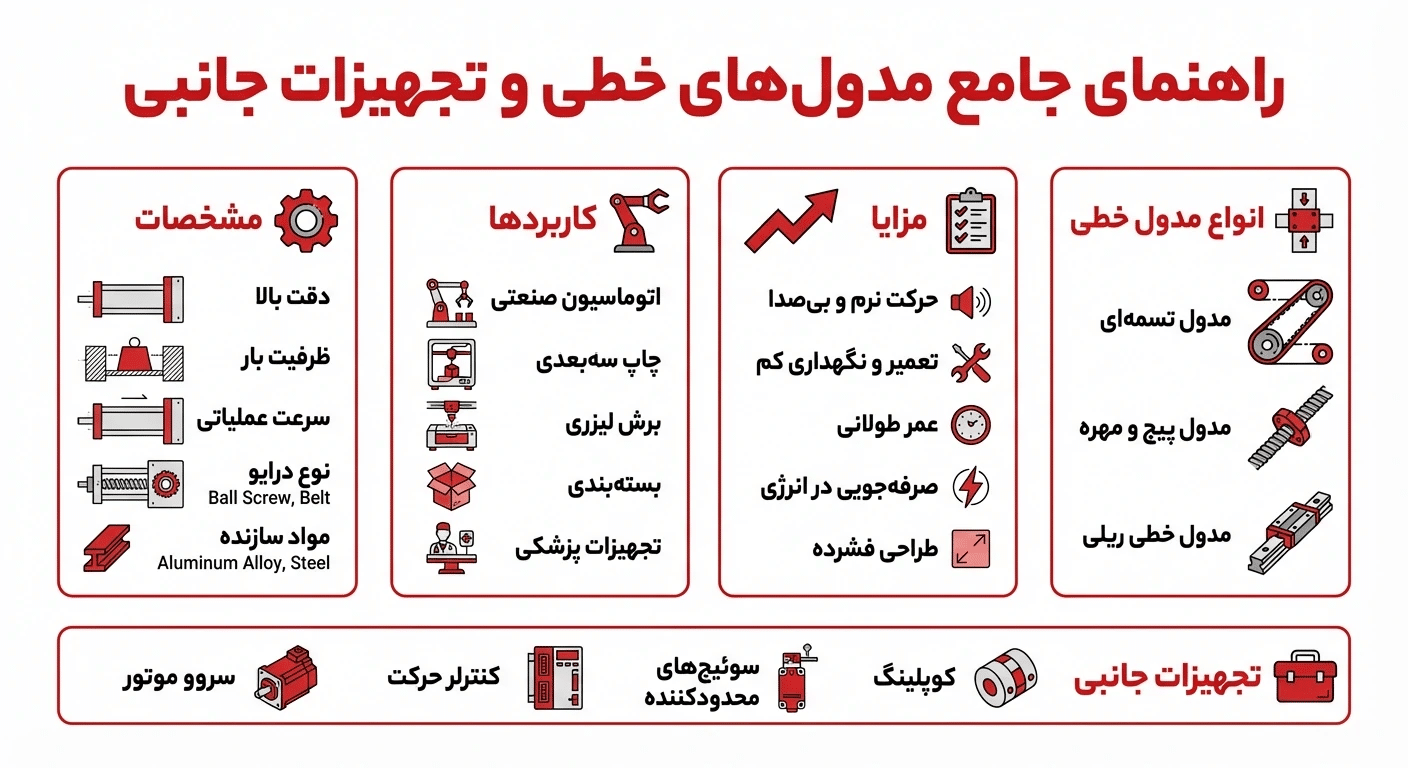 اینفوگرافی مدول خطی
